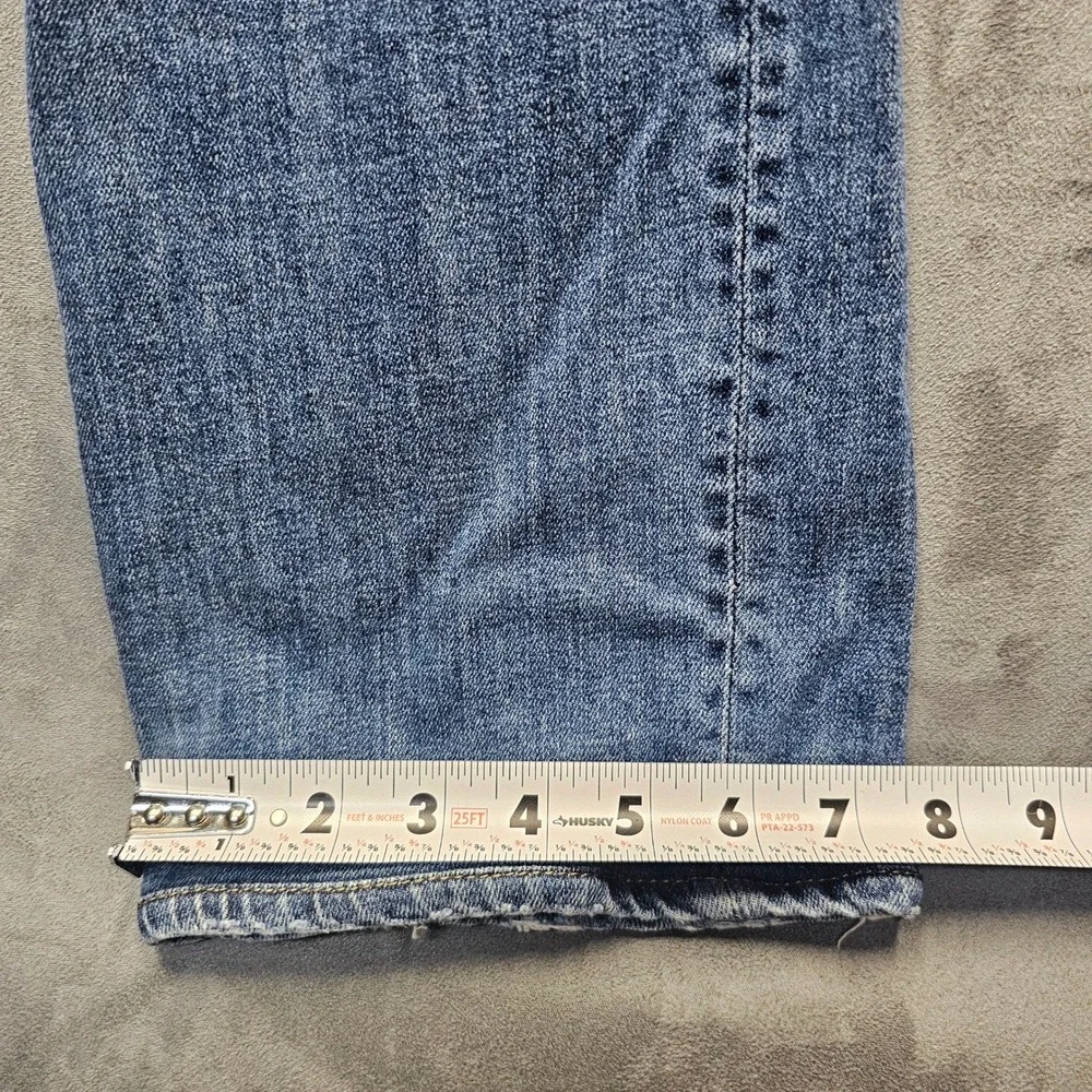 Citizens of Humanity Core Slim Straight Mens Blue Distressed Jeans Size 34